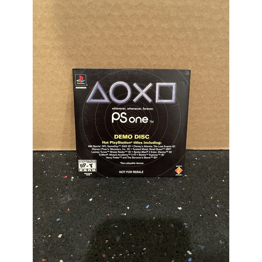 PSone DEMO DISC "EXCELLENT CONDITION IN ORIGINAL SLEEVE" for PS1 PlayStation 1